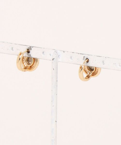 チャイハネ（チャイハネ）の「【チャイハネ】エキビジューピアス（ピアス（両耳用）・レディース・グリーン/クリア/ピンク/イエロー/ブラック・FREE）」の6枚目の写真