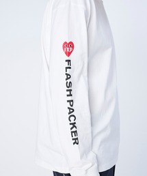 FLASH PACKER（フラッシュパッカー）の「FLASH PACKER フラッシュパッカー / リラックスシルエット ハートモチーフ Dry Silky Cotton ロングスリーブT シャツ ロンT /// XLT-HRT（Tシャツ/カットソー）」