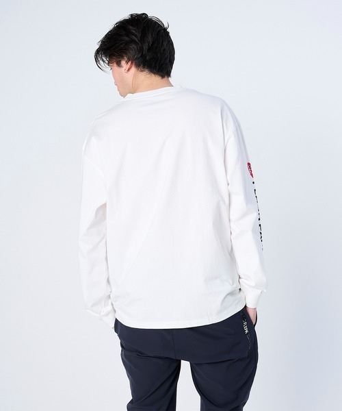 FLASH PACKER(フラッシュパッカー)の「FLASH PACKER フラッシュパッカー / リラックスシルエット ハートモチーフ Dry Silky Cotton ロングスリーブT シャツ ロンT // XLT-HRT(Tシャツ/カットソー・メンズ・ホワイト/ブラック/ベージュ・LARGE/MEDIUM/SMALL/X-LARGE)」の7枚目の写真