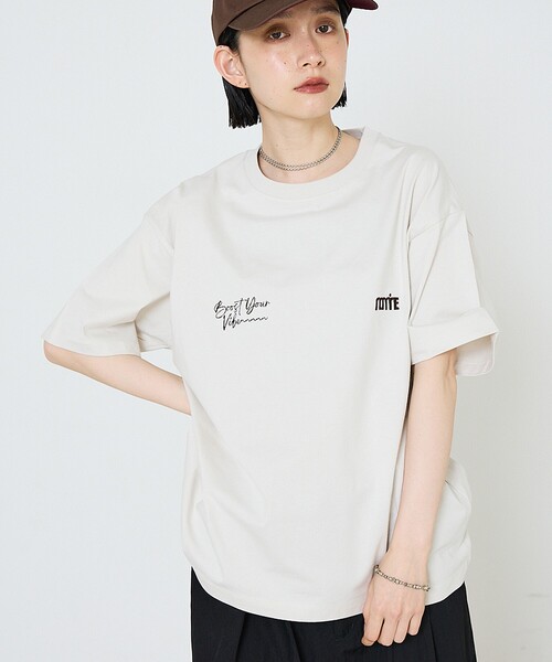 NOMINE(ノミネ)の「オリジナル 刺繍/プリントロゴ Tシャツ(Tシャツ/カットソー・レディース・ブラック系その他/ホワイト系その他2/ベージュ系その他/ホワイト系その他/ブラック系その他2/ベージュ系その他2・フリー)」の8枚目の写真