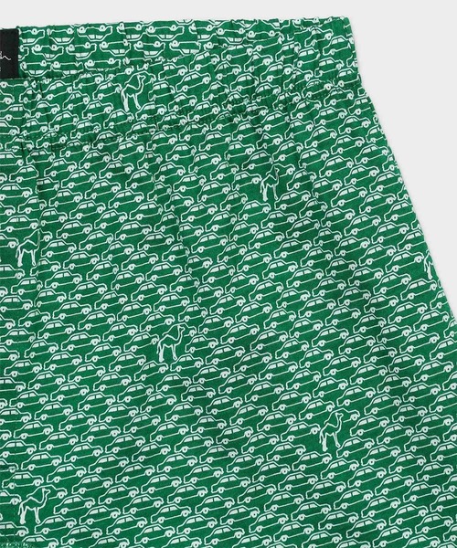 Paul Smith（ポールスミス）の「“Cars and Camels” ニットトランクス【853341 3265S】（トランクス・メンズ・サックスブルー/グリーン/ネイビー・MEDIUM/LARGE）」の4枚目の写真