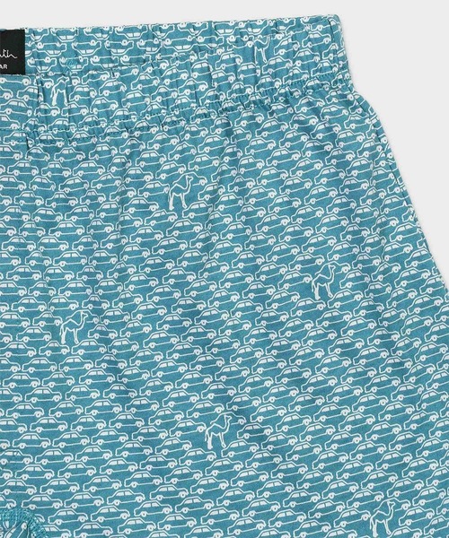 Paul Smith（ポールスミス）の「“Cars and Camels” ニットトランクス【853341 3265S】（トランクス・メンズ・サックスブルー/グリーン/ネイビー・MEDIUM/LARGE）」の8枚目の写真