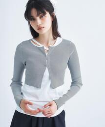 CODE A（コードエー）の「【Re】stretch hook cardigan（カーディガン/ボレロ）」