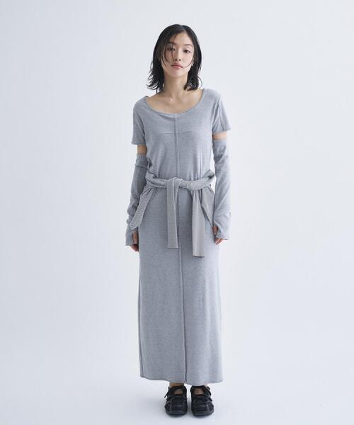 CODE A（コードエー）の「【Re】stretch hook cardigan（カーディガン/ボレロ・レディース・ブラック/ホワイト/ブラック系2/ホワイト系3・00）」の6枚目の写真