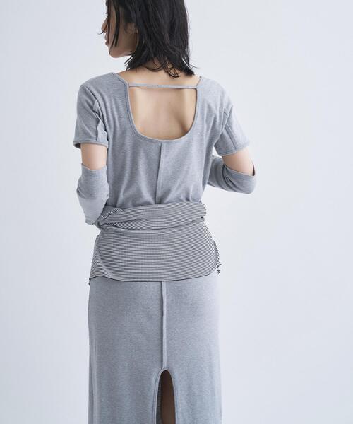 CODE A（コードエー）の「【Re】stretch hook cardigan（カーディガン/ボレロ・レディース・ブラック/ホワイト/ブラック系2/ホワイト系3・00）」の5枚目の写真