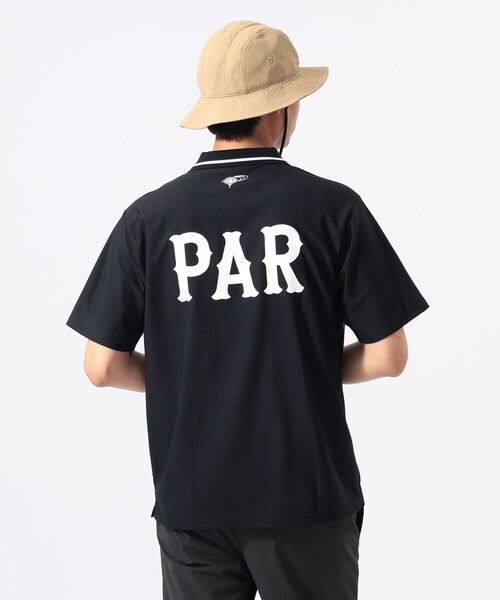 BEAMS GOLF(ビームスゴルフ)の「ORANGE LABEL / リブライン ロゴポロシャツ(UVカット)(ポロシャツ・メンズ・ブラック/ネイビー/ホワイト・M/S/XL/L)」の1枚目の写真