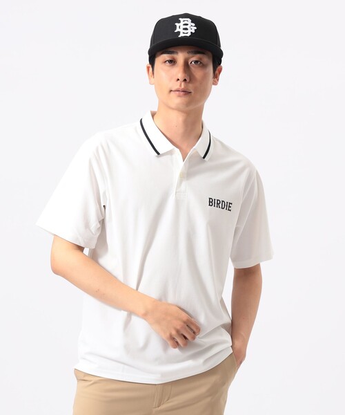BEAMS GOLF(ビームスゴルフ)の「ORANGE LABEL / リブライン ロゴポロシャツ(UVカット)(ポロシャツ・メンズ・ブラック/ネイビー/ホワイト・M/S/XL/L)」の5枚目の写真
