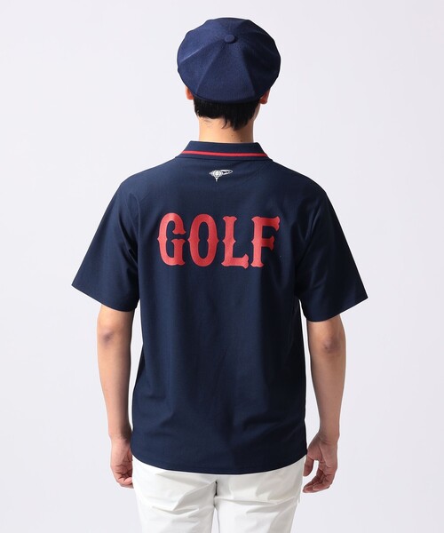 BEAMS GOLF(ビームスゴルフ)の「ORANGE LABEL / リブライン ロゴポロシャツ(UVカット)(ポロシャツ・メンズ・ブラック/ネイビー/ホワイト・M/S/XL/L)」の11枚目の写真