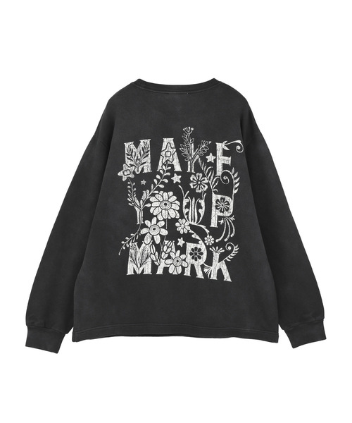 CONVERSE TOKYO（コンバーストウキョウ）の「PIGMENT DYED BACK PRINT SWEAT（スウェット・レディース・サックスブルー/ブラック/ホワイト・MEDIUM/SMALL）」の13枚目の写真