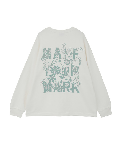 CONVERSE TOKYO（コンバーストウキョウ）の「PIGMENT DYED BACK PRINT SWEAT（スウェット・レディース・サックスブルー/ブラック/ホワイト・MEDIUM/SMALL）」の15枚目の写真