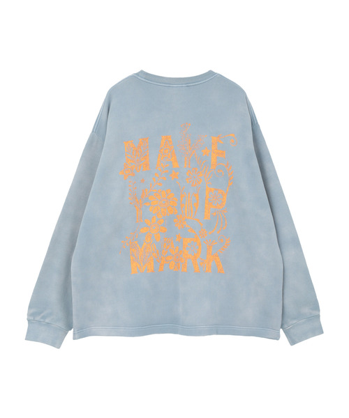 CONVERSE TOKYO（コンバーストウキョウ）の「PIGMENT DYED BACK PRINT SWEAT（スウェット・レディース・サックスブルー/ブラック/ホワイト・MEDIUM/SMALL）」の17枚目の写真