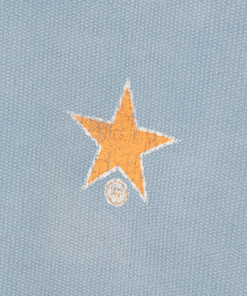 CONVERSE TOKYO（コンバーストウキョウ）の「PIGMENT DYED BACK PRINT SWEAT（スウェット・レディース・サックスブルー/ブラック/ホワイト・MEDIUM/SMALL）」の20枚目の写真