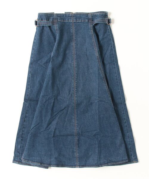 BANANA REPUBLIC FACTORY STORE(バナナリパブリック ファクトリーストア)の「BANANA REPUBLIC FACTORY STORE デニム フレア ミディスカート(デニムスカート・レディース・アイボリー/インディゴブルー・8/6/4/2/0)」の7枚目の写真