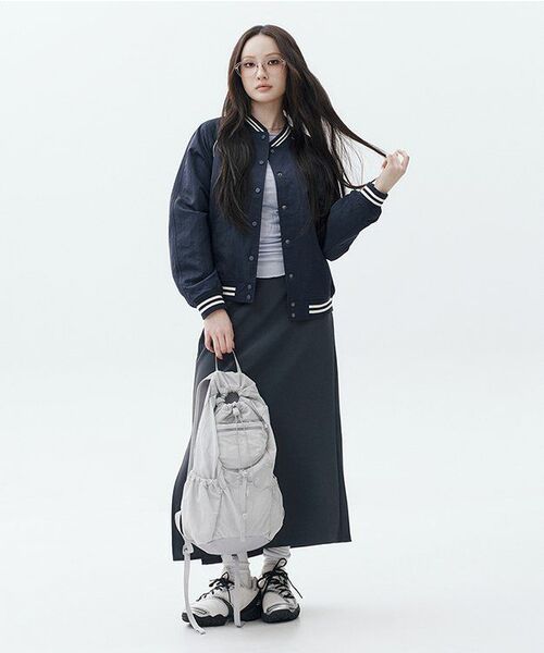 COVERNAT WOMAN(カバーナットウーマン)の「ウィメンズバスティジャケット ネイビー(スタジャン・レディース・その他・WS/WM)」の10枚目の写真