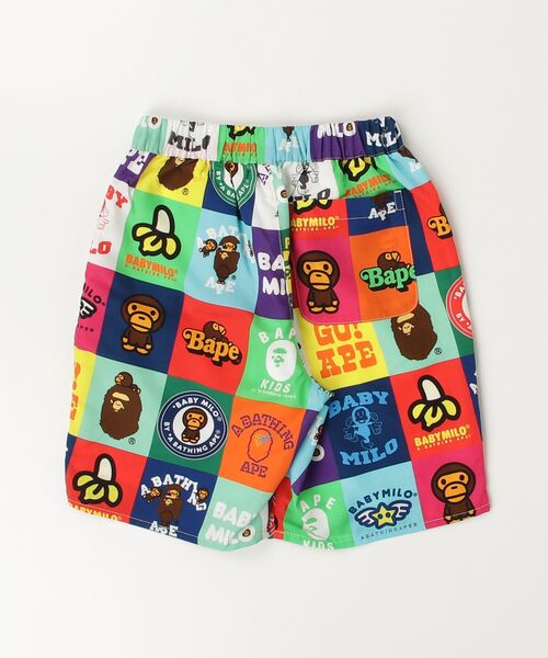 A BATHING APE（アベイシングエイプ）の「BABY MILO PATCHWORK SHORTS（その他パンツ・キッズ・マルチ・110/140/120/100/130）」の3枚目の写真