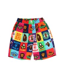 A BATHING APE（アベイシングエイプ）の「BABY MILO PATCHWORK SHORTS（その他パンツ）」