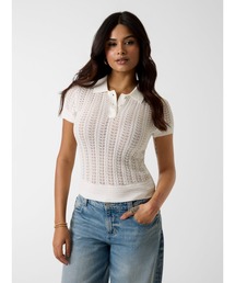 Guess | VIENNA Pointelle Polo ポロシャツ ニット(ポロシャツ)