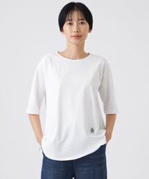 EVEX by KRIZIA（エヴェックスバイクリツィア）の「【ウォッシャブル】タイガーパッチコットンカットソー（Tシャツ/カットソー）」