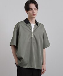 tk.TAKEO KIKUCHI | 配色ハーフジップシャツ(シャツ/ブラウス)
