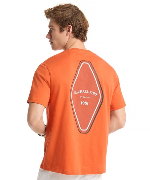 MICHAEL KORS(マイケルコース)の「MK HTL KEYCHAIN TEE ニット(Tシャツ/カットソー・メンズ・オレンジ系・M/L)」の2枚目の写真