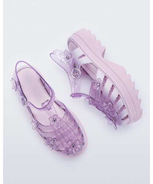 melissa(メリッサ)の「MELISSA POSSESSION PLATFORM SAKURA +SUSANFANG AD(サンダル・レディース・ピンク/ホワイト/ブラック/ブルー・38/37/39/35-36)」の4枚目の写真