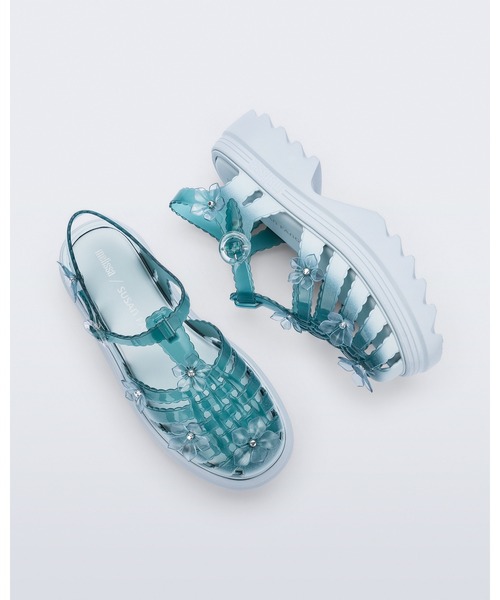 melissa(メリッサ)の「MELISSA POSSESSION PLATFORM SAKURA +SUSANFANG AD(サンダル・レディース・ピンク/ホワイト/ブラック/ブルー・38/37/39/35-36)」の3枚目の写真