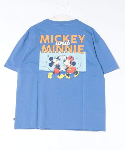 Disney（ディズニー）の「親子お揃い ディズニー バックキャラクターTシャツ 1489A（Tシャツ/カットソー・レディース・ロイヤルブルー/パープル/チェリーピンク/ライトイエロー/ライトブルー・ユニセックスS/ユニセックスM/ユニセックスL/ユニセックスXL）」の9枚目の写真