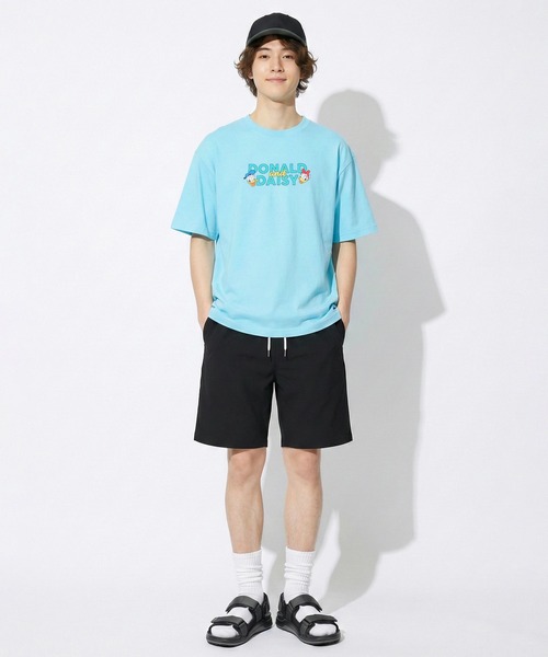 Disney（ディズニー）の「親子お揃い ディズニー バックキャラクターTシャツ 1489A（Tシャツ/カットソー・レディース・ロイヤルブルー/パープル/チェリーピンク/ライトイエロー/ライトブルー・ユニセックスS/ユニセックスM/ユニセックスL/ユニセックスXL）」の17枚目の写真