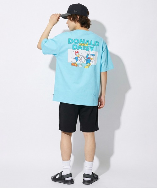 Disney（ディズニー）の「親子お揃い ディズニー バックキャラクターTシャツ 1489A（Tシャツ/カットソー・レディース・ロイヤルブルー/パープル/チェリーピンク/ライトイエロー/ライトブルー・ユニセックスS/ユニセックスM/ユニセックスL/ユニセックスXL）」の18枚目の写真