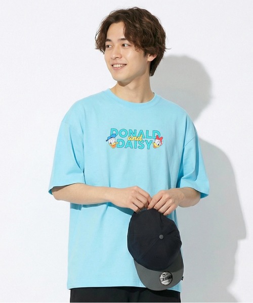 Disney（ディズニー）の「親子お揃い ディズニー バックキャラクターTシャツ 1489A（Tシャツ/カットソー・レディース・ロイヤルブルー/パープル/チェリーピンク/ライトイエロー/ライトブルー・ユニセックスS/ユニセックスM/ユニセックスL/ユニセックスXL）」の19枚目の写真