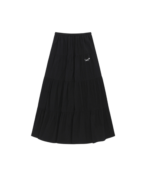 LAZYZ(レイジジ)の「Lazy Cancan Shirring Skirt (4color)(スカート・レディース・ネイビー/スカイブルー/ホワイト/ブラック・FREE)」の3枚目の写真