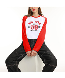 ロングスリーブ USA ヴィンテージ ラグラン 長袖Tシャツ
