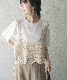 ITEMS URBANRESEARCH | ニットビスチェTシャツセット(Tシャツ/カットソー)