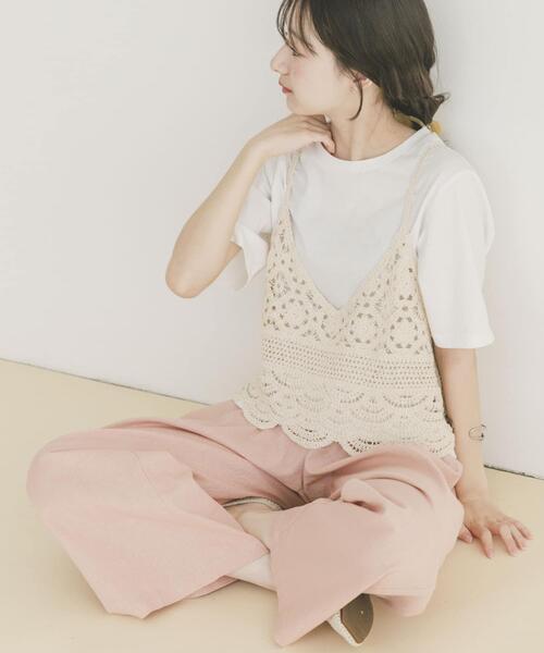 ITEMS URBANRESEARCH(アイテムズ アーバンリサーチ)の「ニットビスチェTシャツセット(Tシャツ/カットソー・レディース・ブラック/ライトベージュ/グレー・FREE)」の11枚目の写真