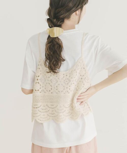 ITEMS URBANRESEARCH(アイテムズ アーバンリサーチ)の「ニットビスチェTシャツセット(Tシャツ/カットソー・レディース・ブラック/ライトベージュ/グレー・FREE)」の12枚目の写真