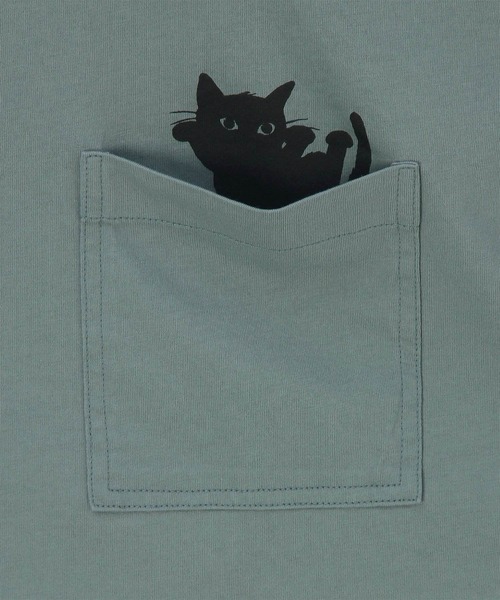 ウィメンズ キャットプリント 半袖Tシャツ / 165402 431V（Tシャツ