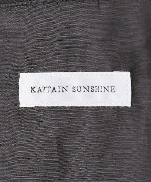 Kaptain Sunshine(キャプテン サンシャイン)の「KAPTAIN SUNSHINE キャプテンサンシャイン Wool Poplin Zip ブルゾン KS26SJK09(その他アウター・レディース・ブラック・FREE)」の11枚目の写真