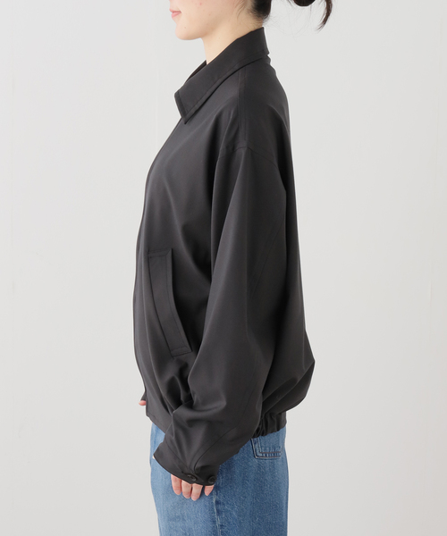 KAPTAIN SUNSHINE キャプテンサンシャイン Wool Poplin Zip ブルゾン