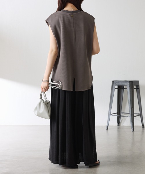 COLLAGE GALLARDAGALANTE(コラージュガリャルダガランテ)の「リラックススカーチョ/WEB限定カラー展開(その他パンツ・レディース・オレンジ/ブラウン/アイボリー/ブラック・FREE)」の5枚目の写真