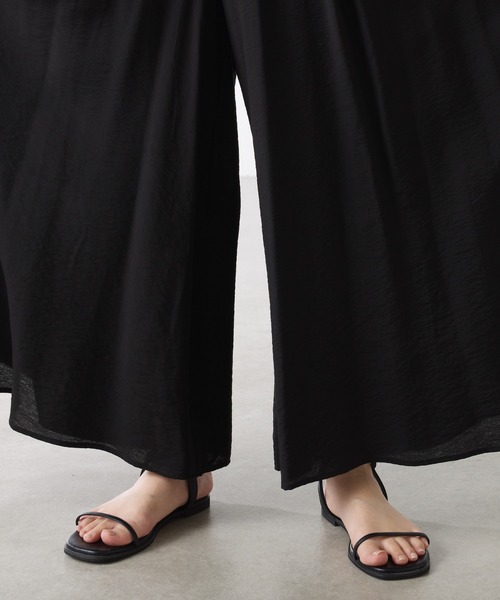 COLLAGE GALLARDAGALANTE(コラージュガリャルダガランテ)の「リラックススカーチョ/WEB限定カラー展開(その他パンツ・レディース・オレンジ/ブラウン/アイボリー/ブラック・FREE)」の14枚目の写真