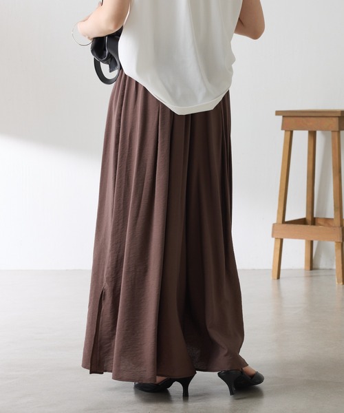 COLLAGE GALLARDAGALANTE(コラージュガリャルダガランテ)の「リラックススカーチョ/WEB限定カラー展開(その他パンツ・レディース・オレンジ/ブラウン/アイボリー/ブラック・FREE)」の16枚目の写真