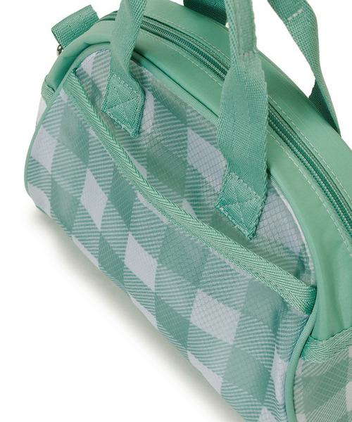 LeSportsac(レスポートサック)の「SHEER ROUND SM SATCHEL グリーンフィールドギンガムシアー(ショルダーバッグ・レディース・グリーン・FREE)」の8枚目の写真