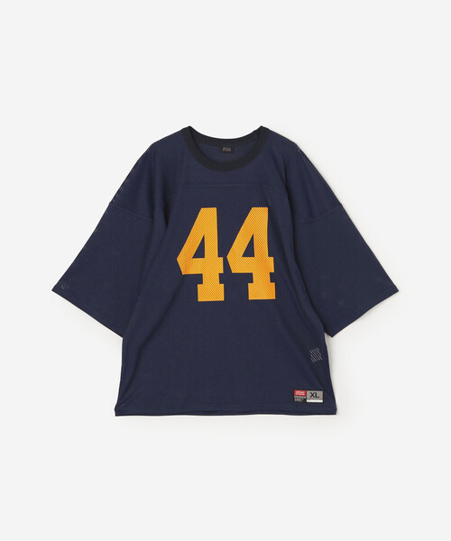 SEDAN ALL-PURPOSE(セダンオールパーパス)の「SEDAN ALL-PURPOSE | メッシュ フットボールTシャツ MEN(Tシャツ/カットソー・メンズ・ネイビー/ワイン・L/M/XL)」の14枚目の写真