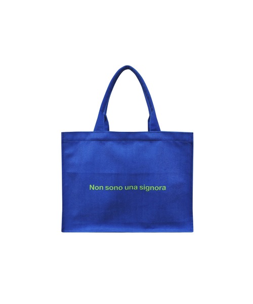 Moi Toi Soi(モワトワソワ)の「Blue Signora Medium Tote Series(トートバッグ・レディース・インディゴブルー・ONE SIZE)」の1枚目の写真