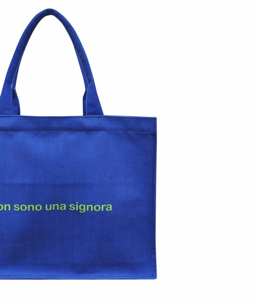 Moi Toi Soi(モワトワソワ)の「Blue Signora Medium Tote Series(トートバッグ・レディース・インディゴブルー・ONE SIZE)」の2枚目の写真