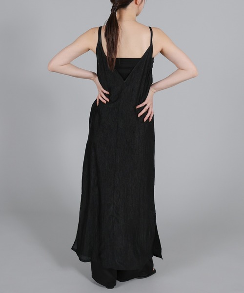 select MOCA Et（セレクトモカエト）の「【Et】Crepe Camisole Onepiece（ワンピース・レディース・ブラック/アイボリー・FREE）」の20枚目の写真