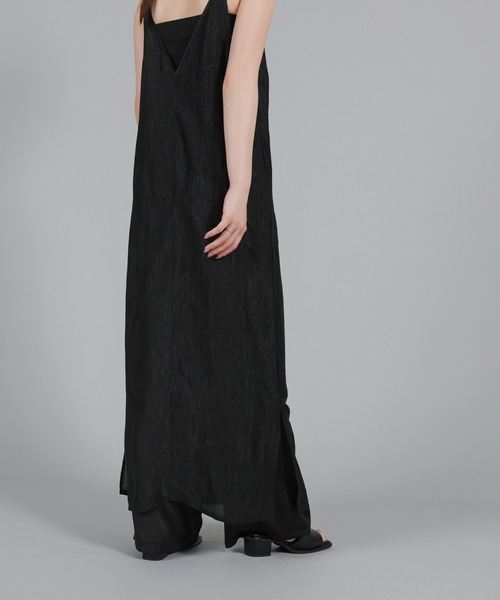 select MOCA Et（セレクトモカエト）の「【Et】Crepe Camisole Onepiece（ワンピース・レディース・ブラック/アイボリー・FREE）」の21枚目の写真