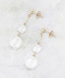 クリアスイングデザインピアス