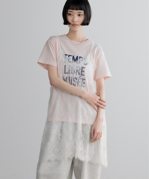 LOWRYS FARM（ローリーズファーム）の「ビンテージレースミニワンピース 708799（ワンピース・レディース・ブラック系その他/ホワイト/ブラック/ホワイト系その他6/アイボリー・FREE）」の3枚目の写真