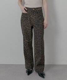 mline | [mline]レオパードデニム(デニムパンツ)